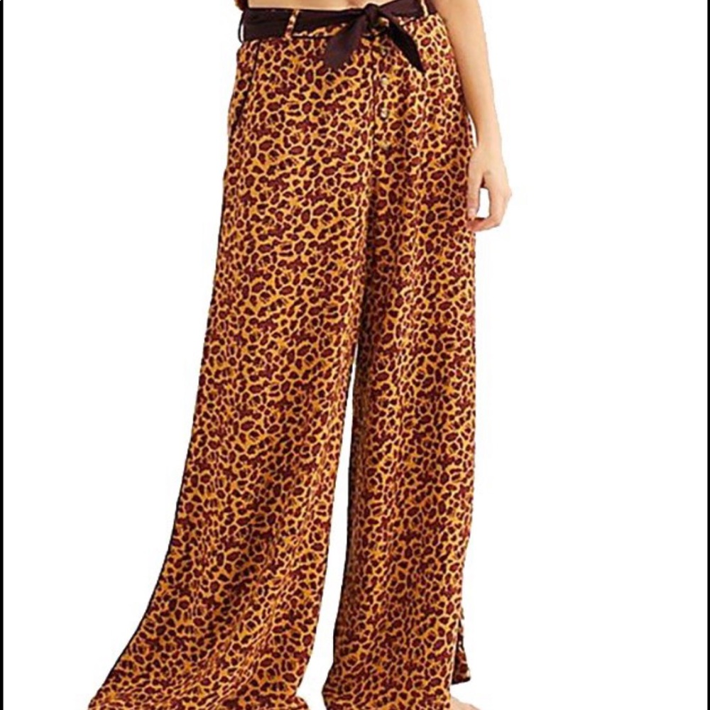 Free People ‘Bennie’ Leopard Print Pants